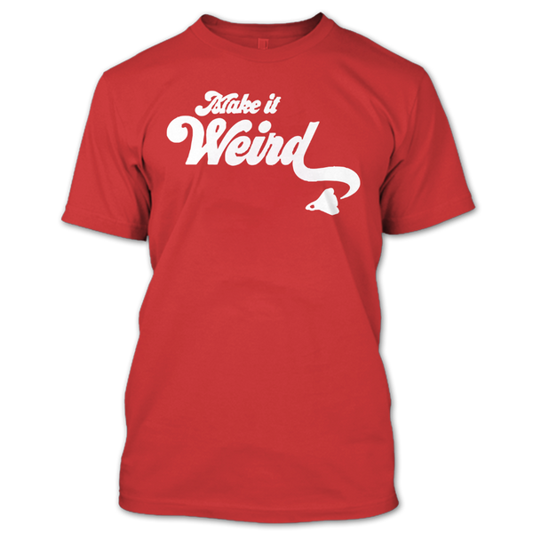 A black t-shirt with the shopify logo