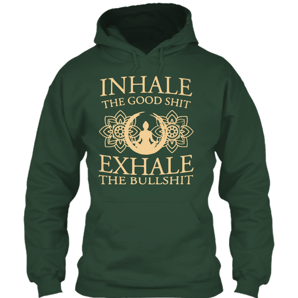 A black t-shirt with the shopify logo