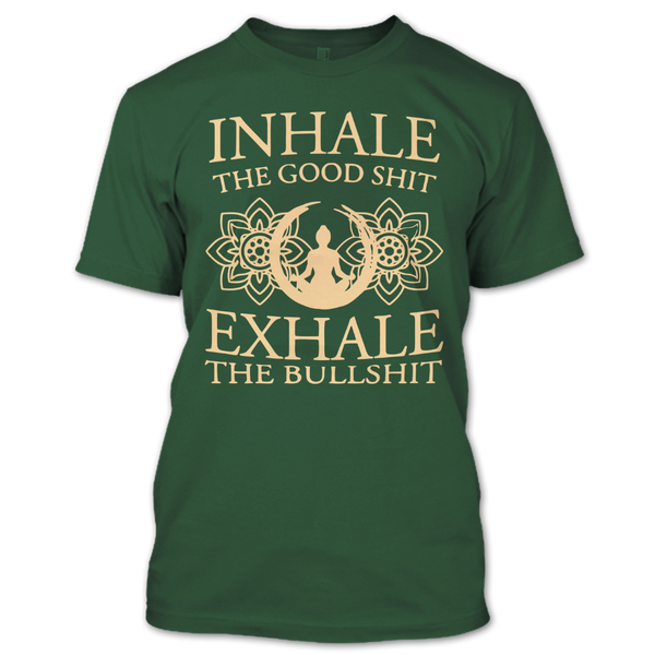 A black t-shirt with the shopify logo