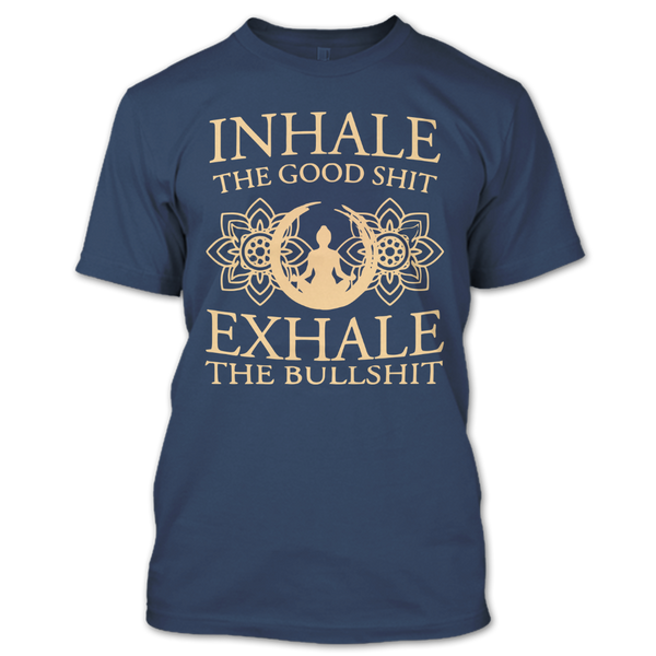 A black t-shirt with the shopify logo