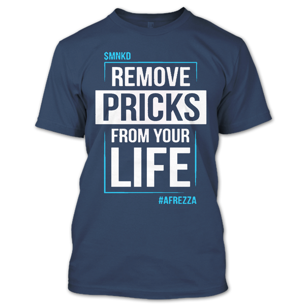 A black t-shirt with the shopify logo