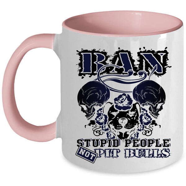 Cute Gift For Dog Lovers Coffee Mug, Awesome Pit Bull Accent Mug