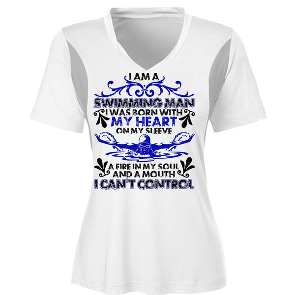I Am A Swimming Man T Shirt, I Love Swimming T Shirt, Awesome T-Shirts