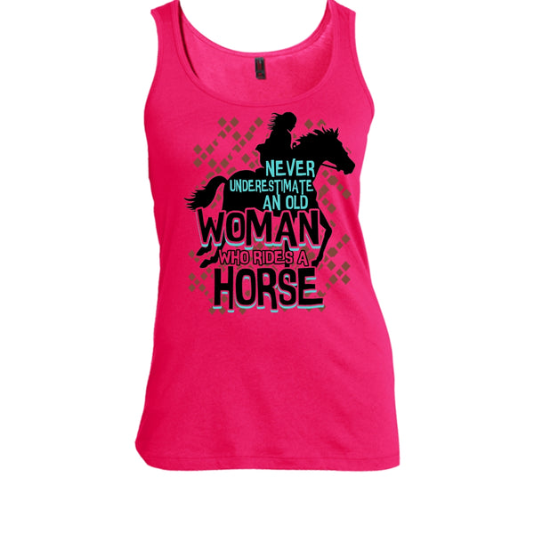 Never Underestimate T Shirt, Coolest Equestrian T Shirt, Awesome t-shirts