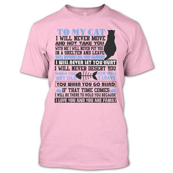 To My Cat T Shirt, Coolest Cat Lover T Shirt