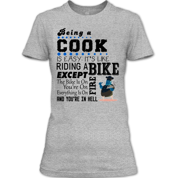 Being A Cook Is Easy T Shirt, Coolest Chef T Shirt