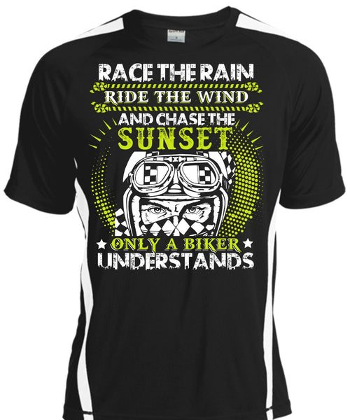 A black t-shirt with the shopify logo