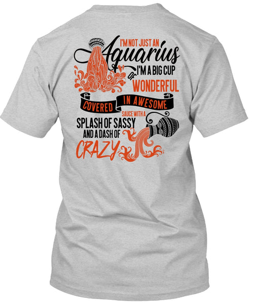 I'm Not Just An Aquarius T Shirt, I Love Aquarius T Shirt
