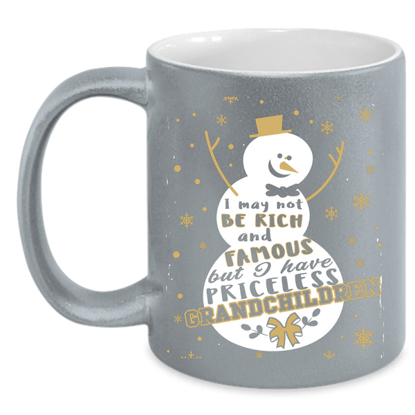 I Have Priceless Grandchildren Coffee Mug, Christmas Gift For Grandparent Coffee Cup