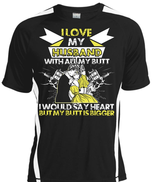 A black t-shirt with the shopify logo