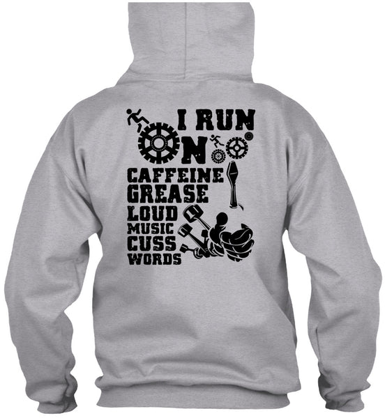 I Run On Caffeine T Shirt, I Love Mechanic T Shirt