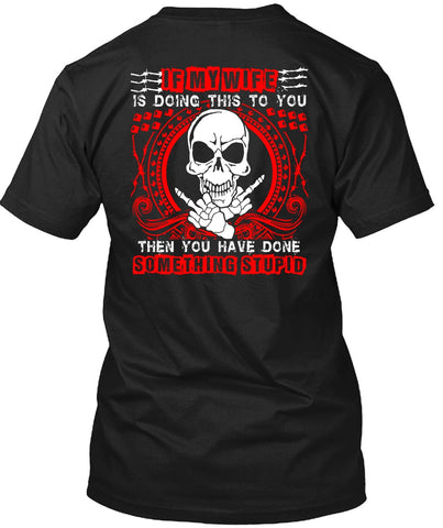 A black t-shirt with the shopify logo