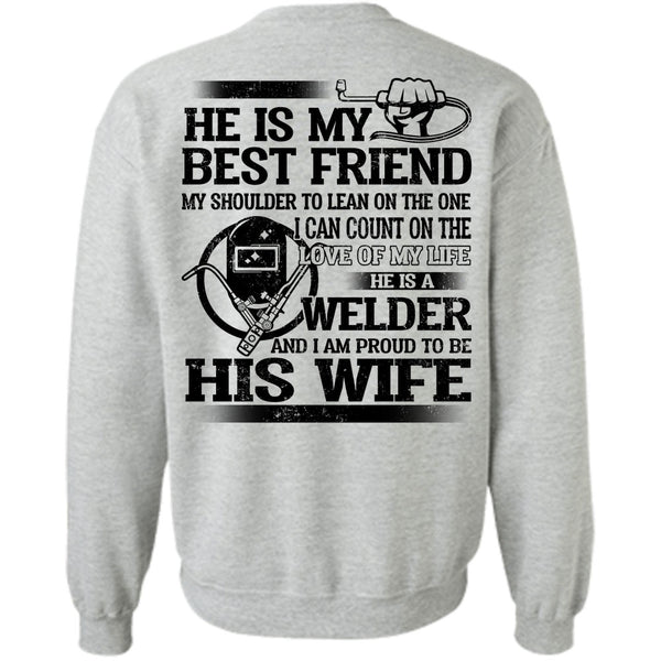 I Love My Wife T Shirt, I Am Proud To Be His Wife Sweatshirt