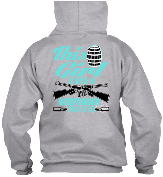 This Girl Is Made Of Gunpowder T Shirt, I Love Veteran T Shirt