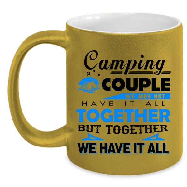 Cool Gift For Couple Coffee Mug, Camping Couple Accent Mug
