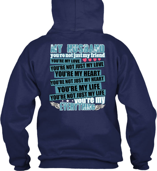 My Husband You're Not Just My Friend T Shirt, You're My Heart T Shirt