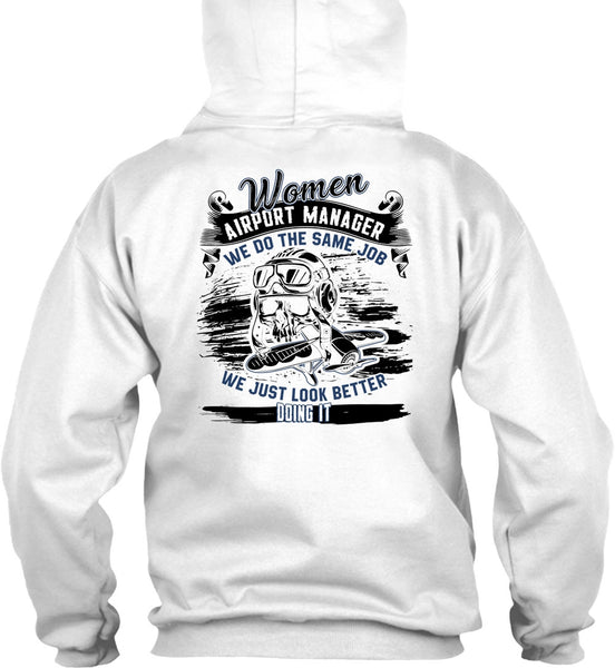 Women Aiport Manager T Shirt, I Love Manager T Shirt