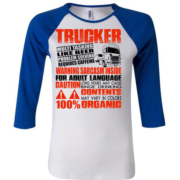 Trucker Multitasking Like Beer T Shirt, Adult Language T Shirt, Awesome T-Shirts