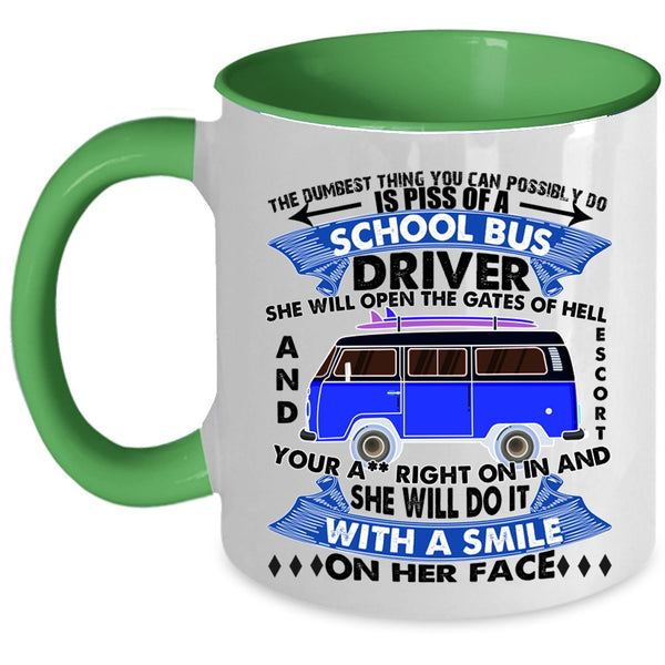Best Gift For School Bus Driver Coffee Mug, School Bus Driver Accent Mug