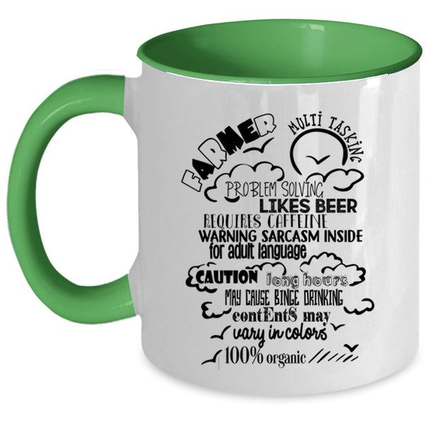 Awesome Farmers Coffee Mug, Farmer Accent Mug