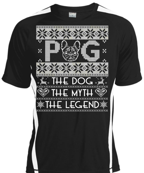 A black t-shirt with the shopify logo