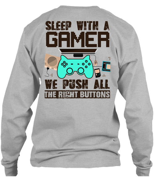Sleep With A Gamer T Shirt, I Love Gaming T Shirt