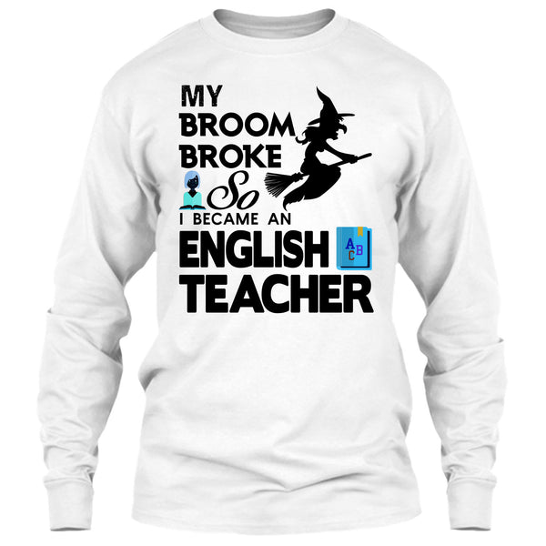 My Broom Broke T Shirt, Happy Halloween Day T Shirt