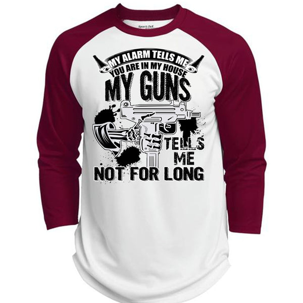 My House My Guns T Shirt, I Love Veteran T Shirt, Awesome T-Shirts  (Polyester Game Baseball Jersey)
