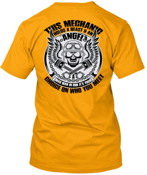 This Mechanic Holds A Beast T Shirt, I Love Mechanic T Shirt