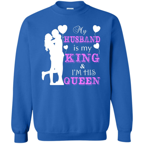 I'm His Queen T Shirt, Gift For Wife Sweatshirt