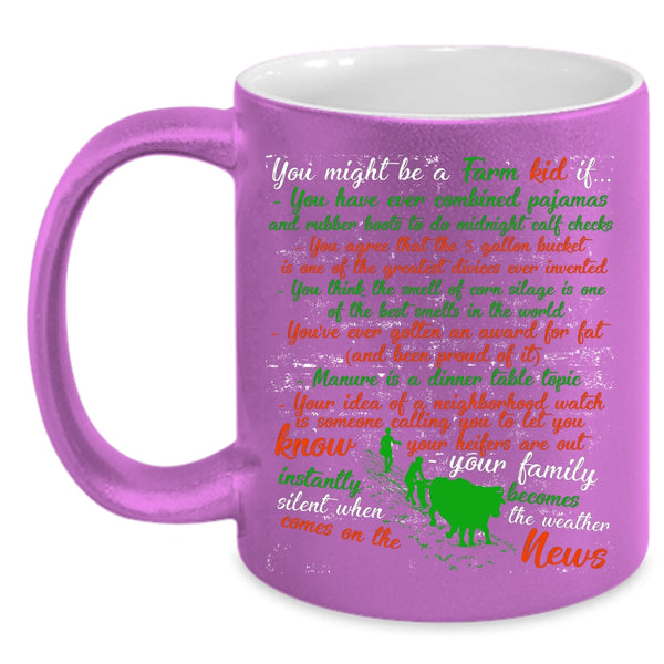You Might Be A Farm Kid Coffee Mug, Best Farmer Ever Coffee Cup