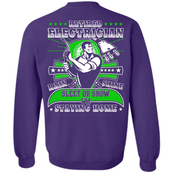 I'm Staying Home T Shirt, I Love Electrician Sweatshirt