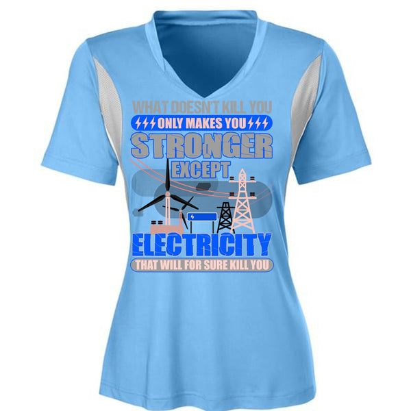 Stronger Except Electricity T Shirt, Being An Electrician T Shirt, Awesome T-Shirts