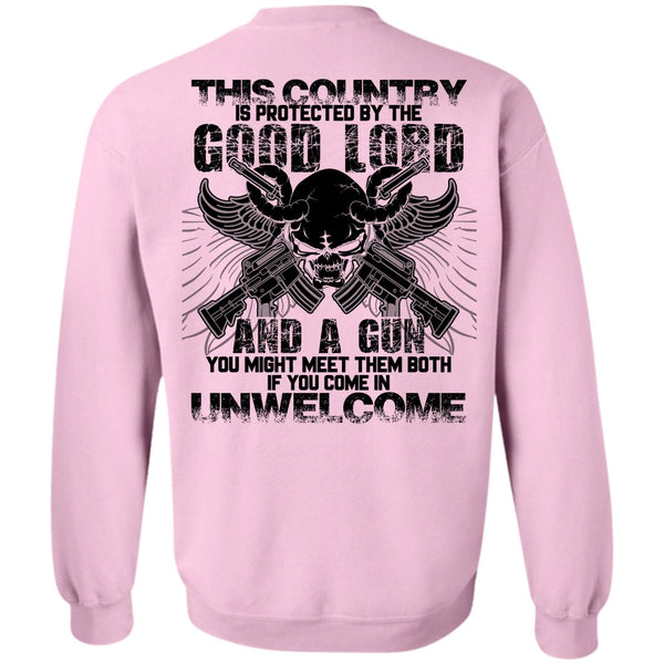 I Love Gunning T Shirt, Good Lord And A Gun Sweatshirt