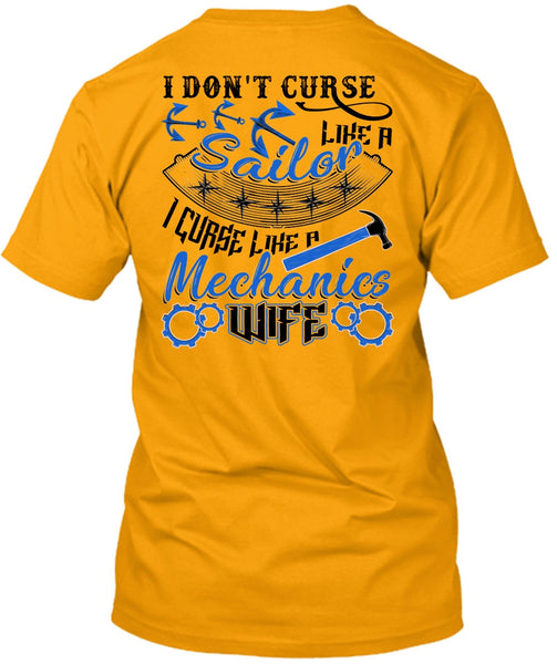 I Don't Curse Like A Sailor T Shirt, I Love Wife T Shirt