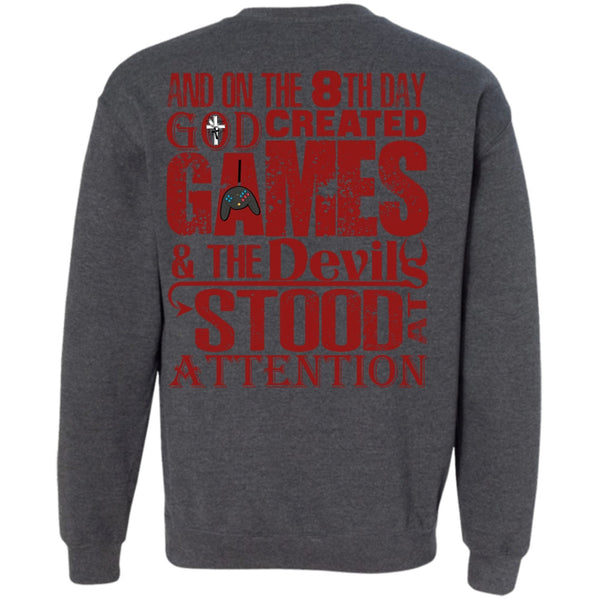 The Devils Stood At Attention T Shirt, I Love Gaming Sweatshirt