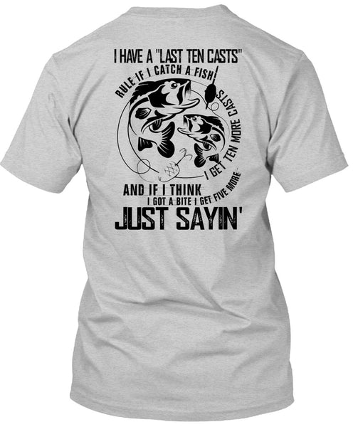 I Catch A Fish T Shirt, I Love Fishing T Shirt