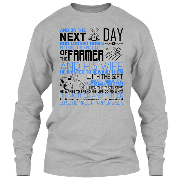 The Hard Work Of The Farmer T Shirt, I'm A Farmer's Son T Shirt