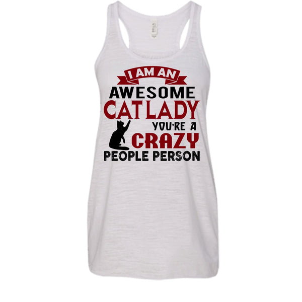 I Am An Awesome Cat Lady Shirt, Cool Cat Lady Shirt