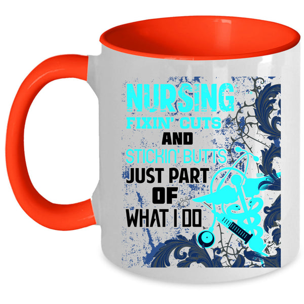 Cute Gift For Nurses Coffee Mug, Nursing Accent Mug