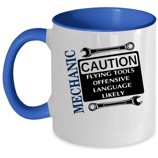 Flying Tools Coffee Mug, Mechanic Accent Mug
