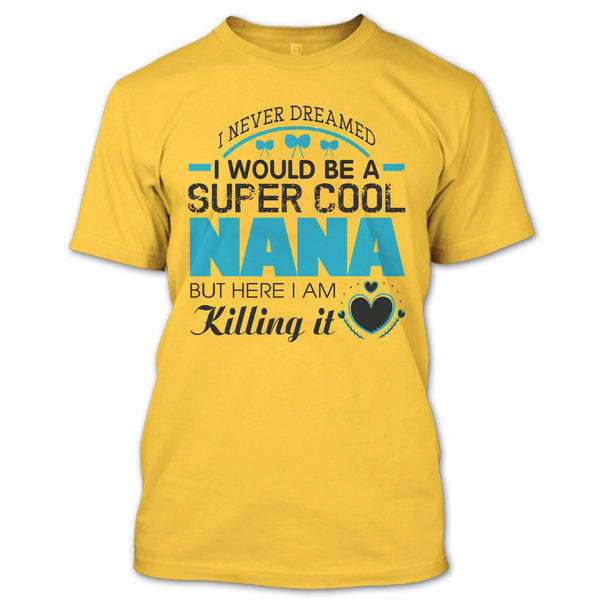 A black t-shirt with the shopify logo