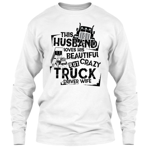This Husband T Shirt, Coolest Trucker Husband T Shirt