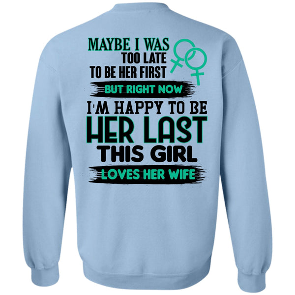 I Love Husband T Shirt, This Girl Loves Her Wife Sweatshirt