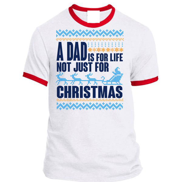 A Dad Is For Life Not Just For Christmas T Shirt, Happy New Year T Shirt, Awesome T-Shirts