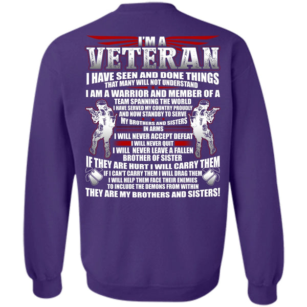 My Brothers And Sisters T Shirt, I Love Veteran Sweatshirt