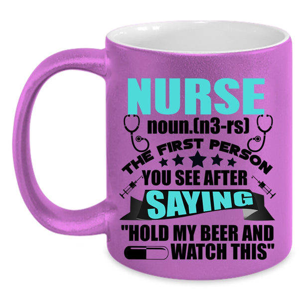 Best Gift For Nurse Coffee Mug, Nurse Accent Mug