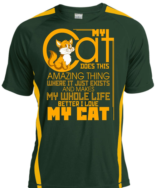 My Cat Does This Amazing Thing T Shirt, I Love Cat T Shirt, Cool Shirt