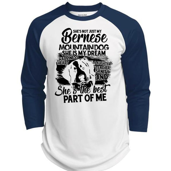 My Bernese Mountain Dog T Shirt, I Love Hiking T Shirt, Awesome T-Shirts  (Polyester Game Baseball Jersey)