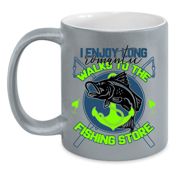 The Fishing Store Coffee Mug, I Enjoy Long Romantic Accent Mug